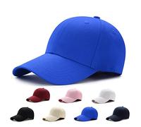 EDOTON Casquette de Baseball Femme Baseball Cap D'extérieur pour Femme Classique Réglable Planit Chapeau Sport Loisirs Casquette,Bleu chérie