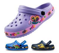EDOTON Sabot Enfant, Chaussures de Jardin pour Enfants Douces et Confortables, Sabots Enfants Légères et Antidérapantes avec de Jolis Motifs (Unisexe)