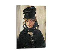 Edouard Manet Berthe Morisot avec un bouquet de violettes, 1872 Décoration murale sur toile Décoration d'intérieur 30 x 45 cm