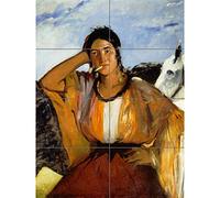 Edouard Manet Gypsy Cigarette Painting XL Giant Panel Poster (8 Sections) La peinture Affiche