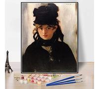 Edouard Manet Kit de peinture numérotée pour adultes Berthe Morisot avec un bouquet de violettes