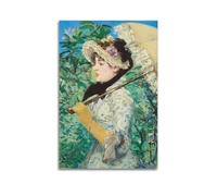 Édouard Manet Poster décoratif sur toile Motif Le Printemps 50 x 75 cm
