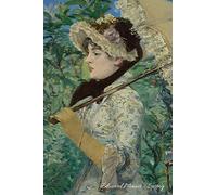 Edouard Manet - Spring: Beautiful image of the iconic painting by the great impressionist master Edouard Manet. This stunning Journal is for writing ... lovely gift for women, girls and art teachers