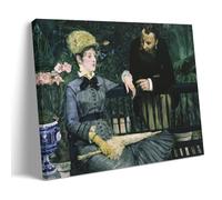 Edouard Manet The In The Conservatory Outstanding Paintings Exquisite Poster Art Canvas Painting Decor Wall Print Photo Gifts Home Modern Decoratives 20 x 30 cm