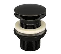 Edouard Rousseau Bonde de Lavabo à Ecoulement Libre, diam. 63 mm, certifié NF, sans Trop Plein, Standard, Finition Canon de Fusil