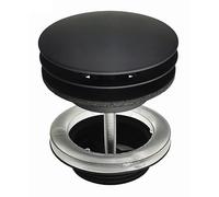 Edouard Rousseau - Bonde de Lavabo à écoulement libre - Sans trop plein - Noir