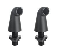 EDOUARD ROUSSEAU - Colonnettes de Baignoire x2 pour Mitigeur Bord de Baignoire - Raccords Standards 1/2 et 3/4-4 Coloris Disponibles (Noir)
