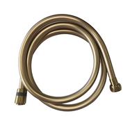 Edouard Rousseau - Flexible de Douche PVC 1,50 m - Effet Laiton Brossé - Raccords 15x21
