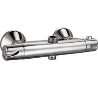 Edouard Rousseau - Mitigeur Douche Thermostatique Breva - Raccord Universel, Sécurité Anti-Brûlure - 261 (Longueur) x 535 (Saillie) mm - Chromé