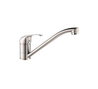 Edouard Rousseau - Mitigeur Évier CARDIFF Inox - Aérateur Réducteur de Débit - Bec Mobile