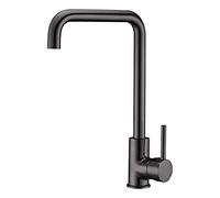 Edouard Rousseau - Mitigeur Évier KILOO Canon de Fusil - Bec orientable - Aérateur 8,3 L/min