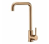 Edouard Rousseau - Mitigeur Évier KILOO Rose Gold - Bec orientable - Aérateur 8,3 L/min