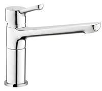 Edouard Rousseau - Mitigeur Évier MALOO Chromé - Aérateur Réducteur de Débit Invisible - Bec Fondu - Poignée Métal