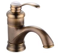 Edouard Rousseau - Mitigeur Lavabo BYRON - Vieux Bronze - Design Rétro