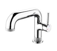 Edouard Rousseau - Mitigeur Lavabo HANOVRE - Chromé - Aérateur Régulateur de Débit 8,3 L/min Inclinable - Avec Vidage Clic-Clac