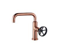 Edouard Rousseau - Mitigeur Lavabo INDUSTRIEL Bec Mobile - Rose Gold
