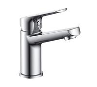 Edouard Rousseau - Mitigeur Lavabo SOKAR - Fonction Rapid Fix - Aérateur Économie d’Eau - Vidage Clic-Clac Inclus (Chromé)