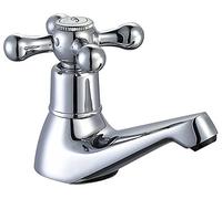 Edouard Rousseau - Mitigeur Lave-Mains BEVERLEY Chromé - Corps Laiton, Bec Fixe - Compact