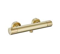 Edouard Rousseau - Mitigeur Thermostatique Douche AKILA - Corps Froid - Sécurité 38 °C - Débit 9,5 L/min - 7 Finitions Disponibles (Champagne)