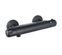 Edouard Rousseau - Mitigeur Thermostatique Douche VOLGA 2 - Sécurité 38°C - Débit 9 L/min - Bouton Éco-Stop - Plusieurs Coloris (Noir)