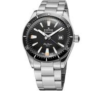 Edox 80131-3NM-NIB Skydiver Automatique Montre Femme 38mm 30ATM