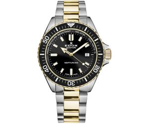Edox Neptunian 80120-357JM-NID - Homme - 44 mm - Analogique - Automatique - Verre saphir