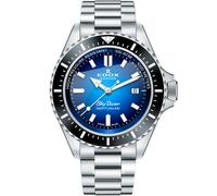 Edox SkyDiver Neptunian 80120-3NM-BUIDN - Homme - 44 mm - Analogique - Automatique - Verre saphir