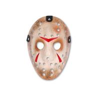 Edozos Masque de hockey Jason Voorhees unisexe pour adulte | Accessoire officiel du vendredi 13e tueur pour cosplay, carnaval et fêtes costumées (taille unique)