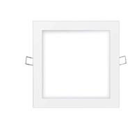 EDP 31584 Downlight LED carré 20 W 1500 lm, cadre blanc 4 000 K, 22,5 cm, 20 W, normal