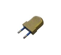 EDP 40102 Fiche européenne or bipolaire 10 A, multicolore, 4 mm