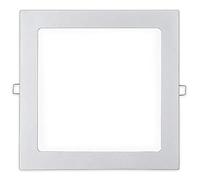 EDP Downlight LED carré 20 W 1500 Lm, cadre chromé 6 400 K, 22,5 cm