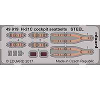 (EDP49819) - Eduard Photoetch 1:48 - H-21C Cockpit Seatbelts Steel (Ita)