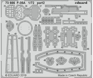 (EDP73666) - Eduard P-Etch 1:72 - F-35A