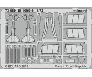(EDP73669) - Eduard Photetch 1:72 - Bf 109G-6 (Tamiya)