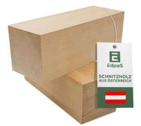 EdpaS Pin cembro (zirbe) à sculpter - 2 grands blocs naturels non traités - Sculpture et tournage - Projets créatifs et artisanat