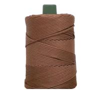 EDPEZHRMD Cordon macramé Cordon tressé Multicolore en Polyester de 3 mm for Loisirs créatifs.(Deep Khaki)
