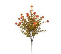 EDPEZHRMD Fleurs artificielles Artificial ABS Flowers Multicolor 5 Pcs for Home Decoration and Occasions(Red4,10P)