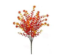 EDPEZHRMD Fleurs artificielles Artificial ABS Flowers Multicolor 5 Pcs for Home Decoration and Occasions(Red3,10P)