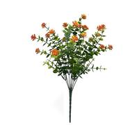 EDPEZHRMD Fleurs artificielles Artificial ABS Flowers Multicolor 5 Pcs for Home Decoration and Occasions(Red1,10P)