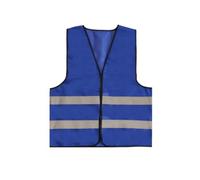 EDPEZHRMD Gilet haute visibilité Gilet De Sécurité Réfléchissant for Les Voyages Nuit D'ingénierie Sanitaire Construction Multicolore(Blue)