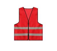 EDPEZHRMD Gilet haute visibilité Gilet De Sécurité Réfléchissant for Les Voyages Nuit D'ingénierie Sanitaire Construction Multicolore(Rosso)