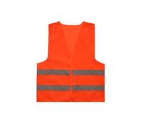 EDPEZHRMD Gilet haute visibilité Gilet De Sécurité Réfléchissant for Les Voyages Nuit D'ingénierie Sanitaire Construction Multicolore(Orange)