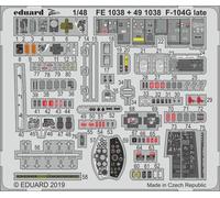 (EDPFE1038) - Eduard Photoetch Zoom 1:48 - F-104G late