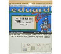 (EDPFE1222) - Eduard Photoetch (Zoom) 1:48 - Mirage 2000D seatbelts Steel