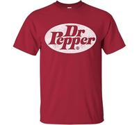 EDrecUTDEA Dr. Pepper Cola Soda Pop Bevera T-Shirt L