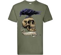 EDrecUTDEA HA MI OKY Skull Expendable t-Shirt L