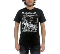 EDrecUTDEA Propagandhi - Mens No Borders No Fences T-Shirt Black 3XL