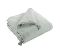 Edredon 150x150 cm Gaze de Coton Eucalyptus