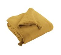 Édredon 150x150 cm Gaze de coton Safran