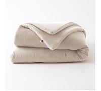 Édredon 180 x 240 cm Gaïa Pampa - Double gaze de coton 125 g/m², beige